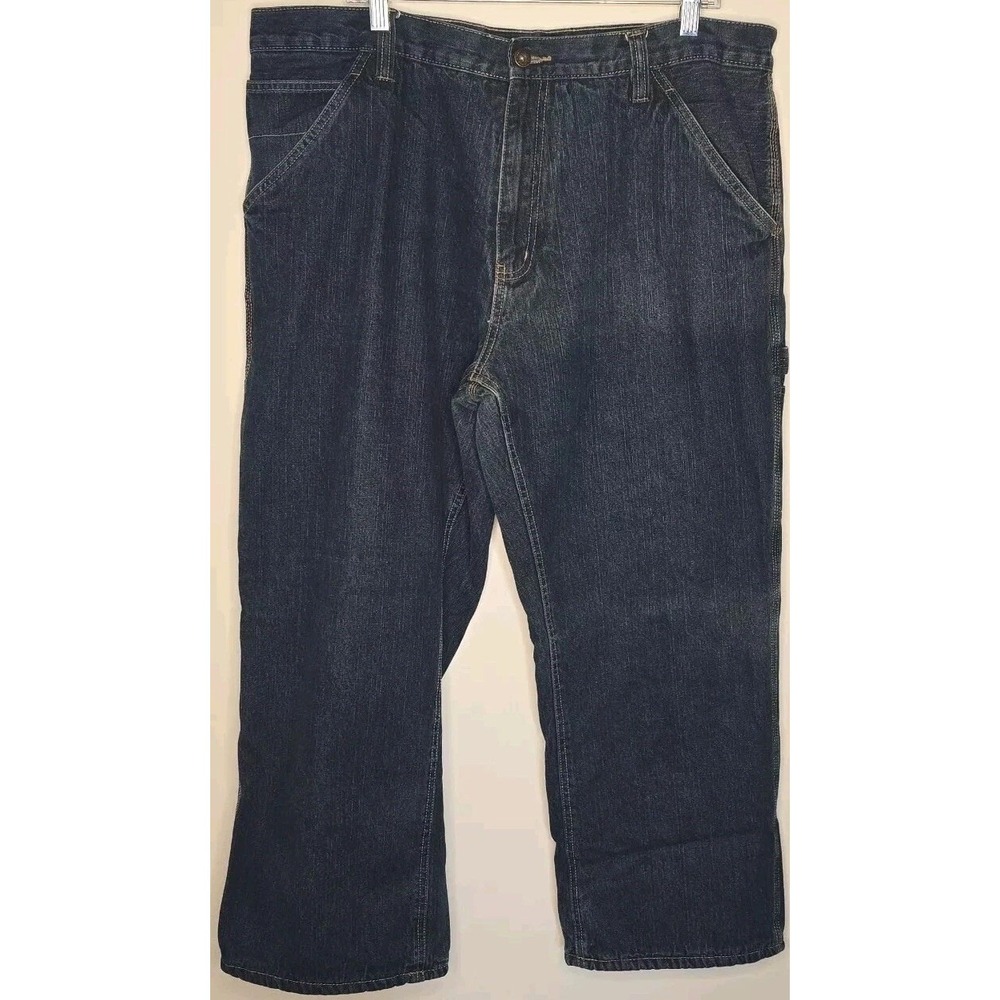 Faded Glory Carpenter Jeans Dark Wash Fleece Lined Insulated Warm Men's 40x30